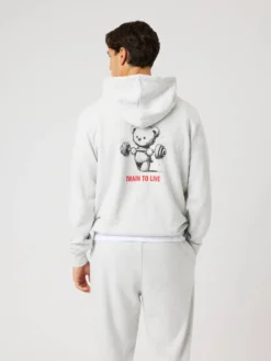 Borg Classic Print Hoodie