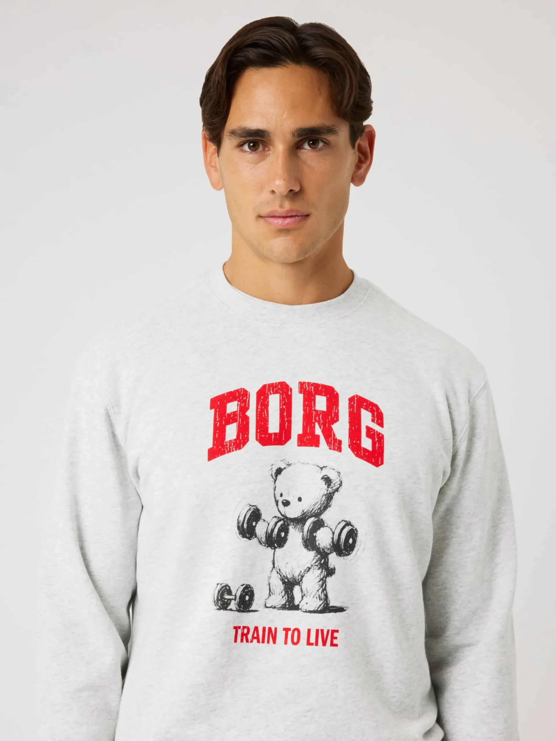 Borg Classic Print Sweatshirt
