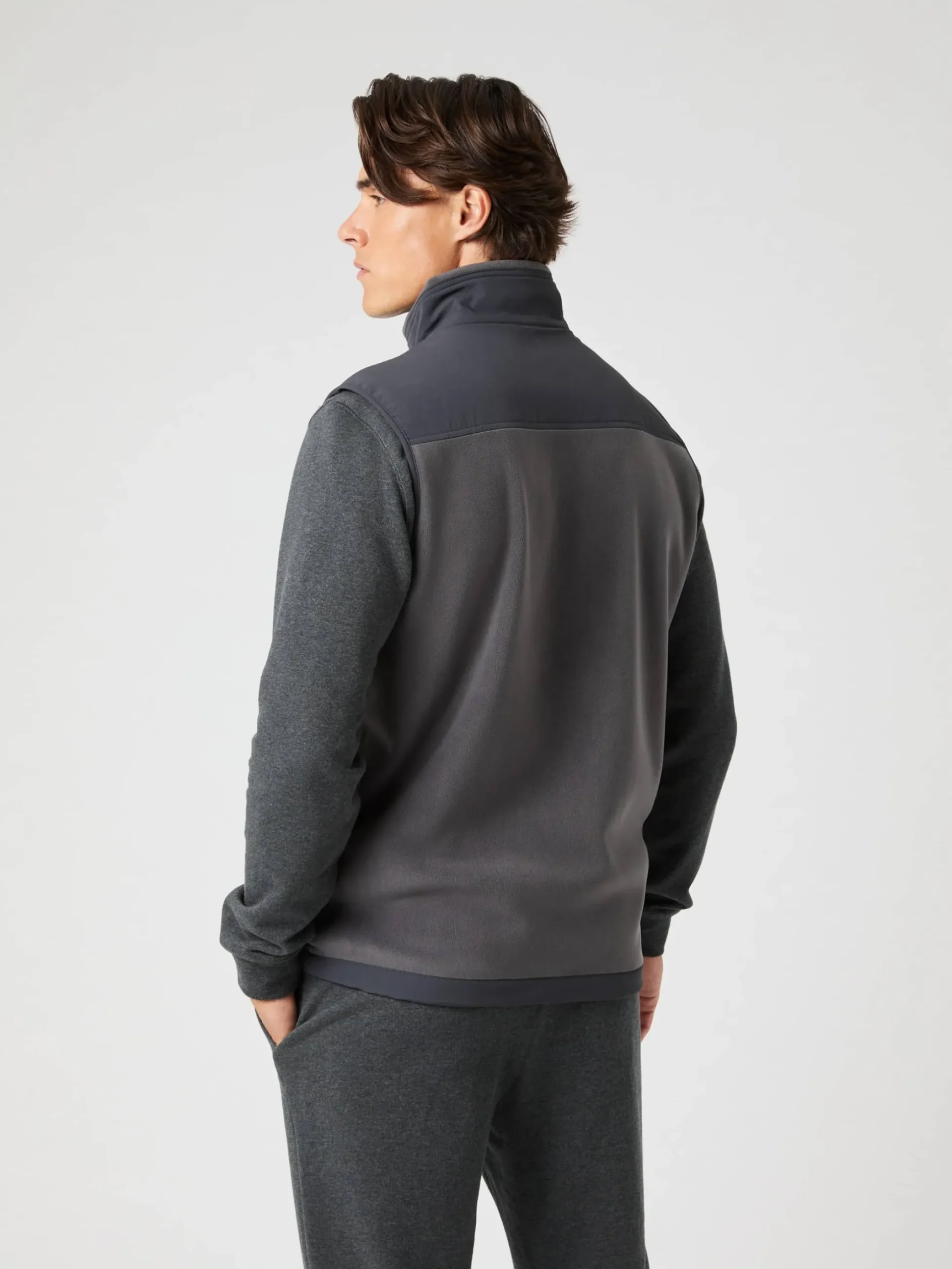 Borg Fleece Hybrid Vest