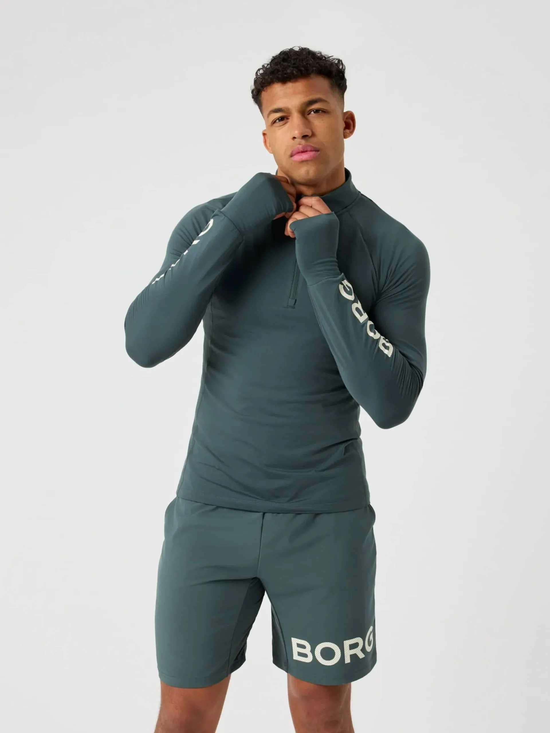 Borg Midlayer Half Zip