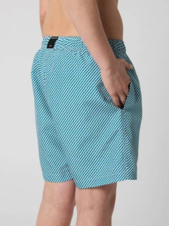 Borg Print Swim Shorts