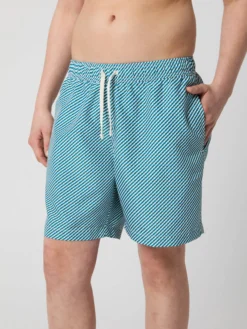 Borg Print Swim Shorts