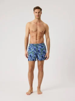 Borg Print Swim Shorts