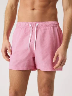 Borg Seersucker Swim Shorts