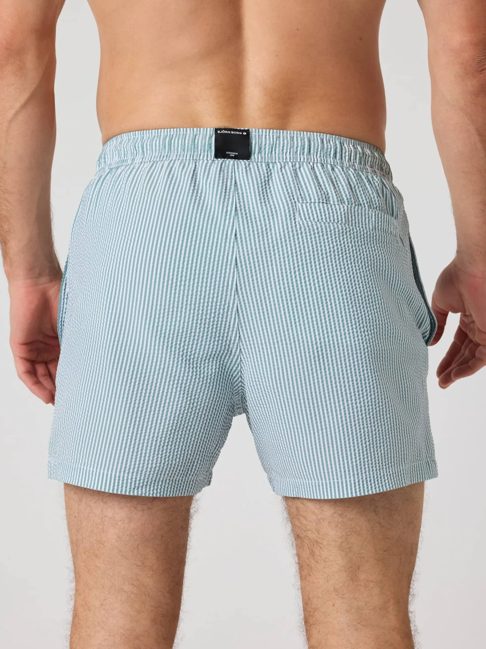 Borg Seersucker Swim Shorts