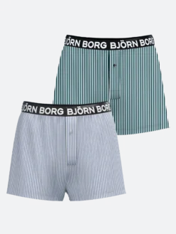 Cotton Stretch Logo Woven Boxers Shorts 2-pack