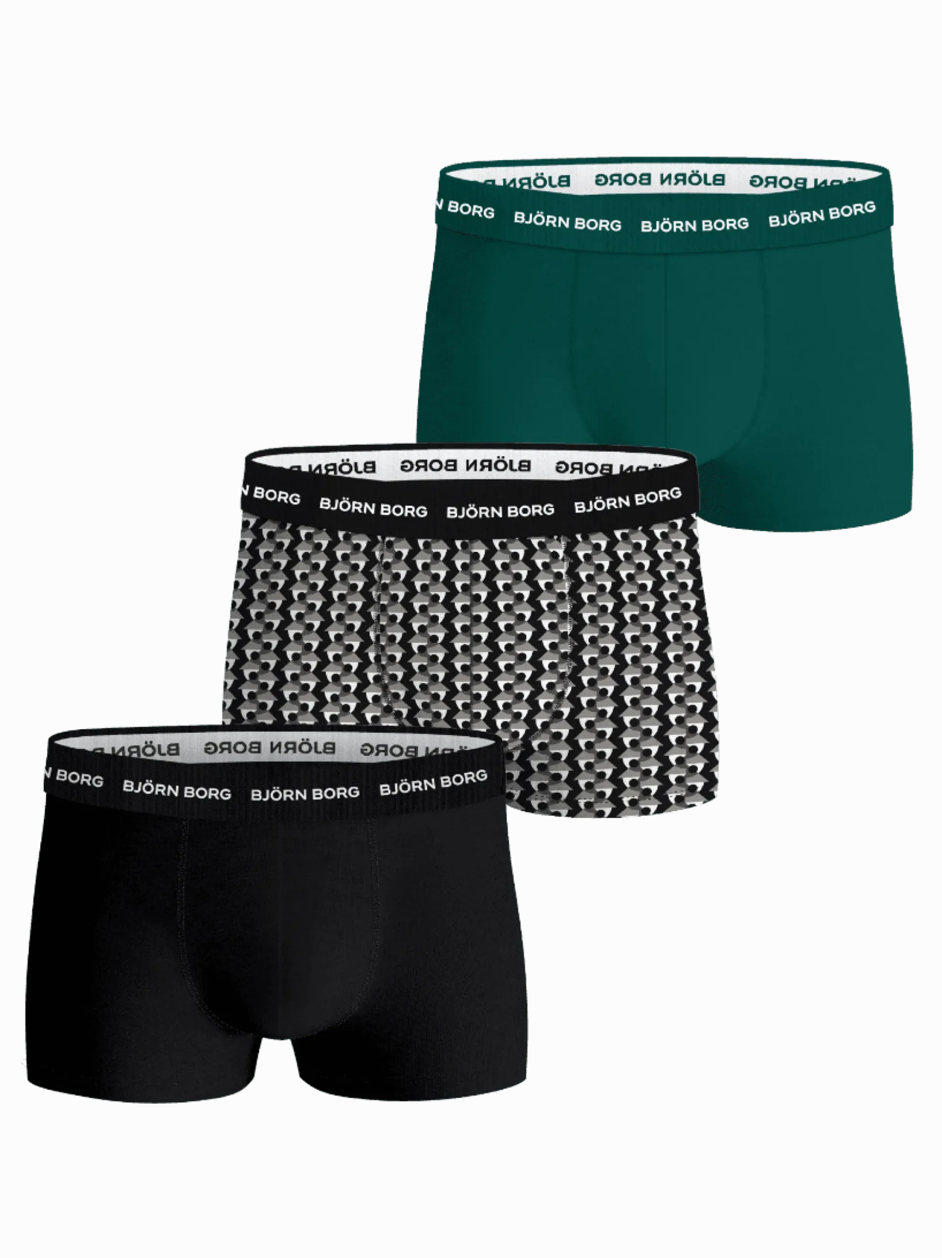 Cotton Stretch Trunks 3-pack