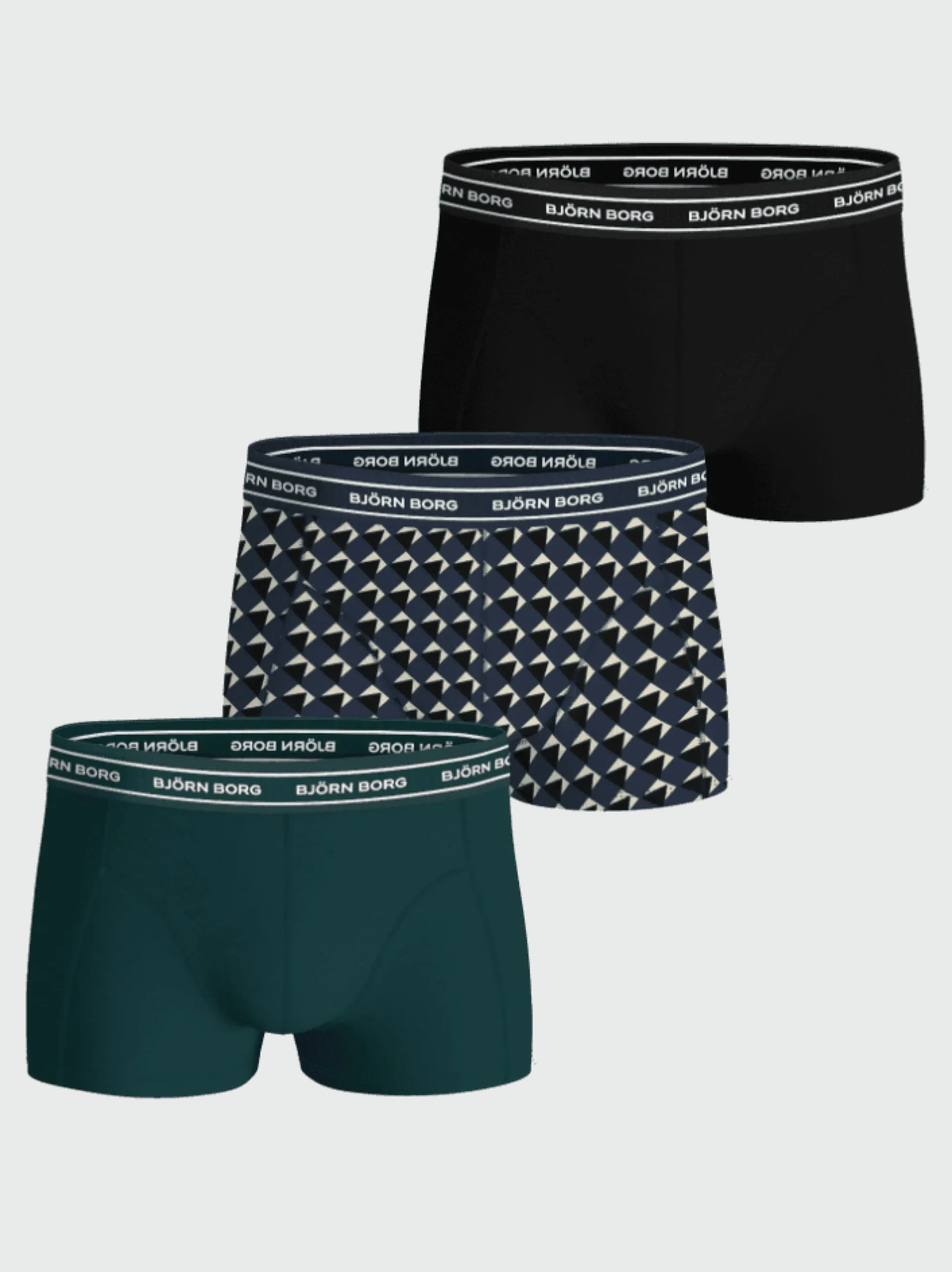 Organic Cotton Stretch Trunks 3-pack