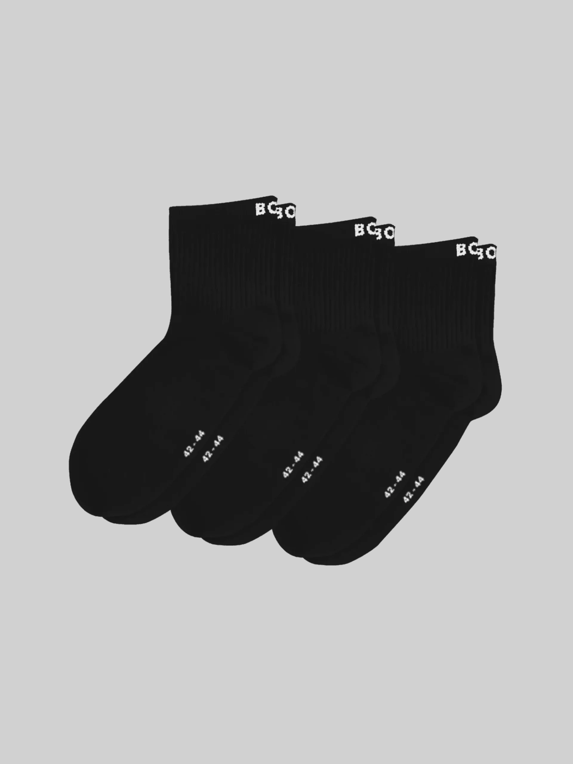 Sports Mid Ankle Socks 3-pack