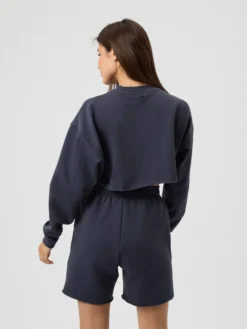Studio Oversized Cropped Sweatshirt