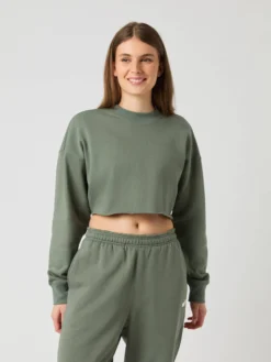 Studio Oversized Cropped Sweatshirt