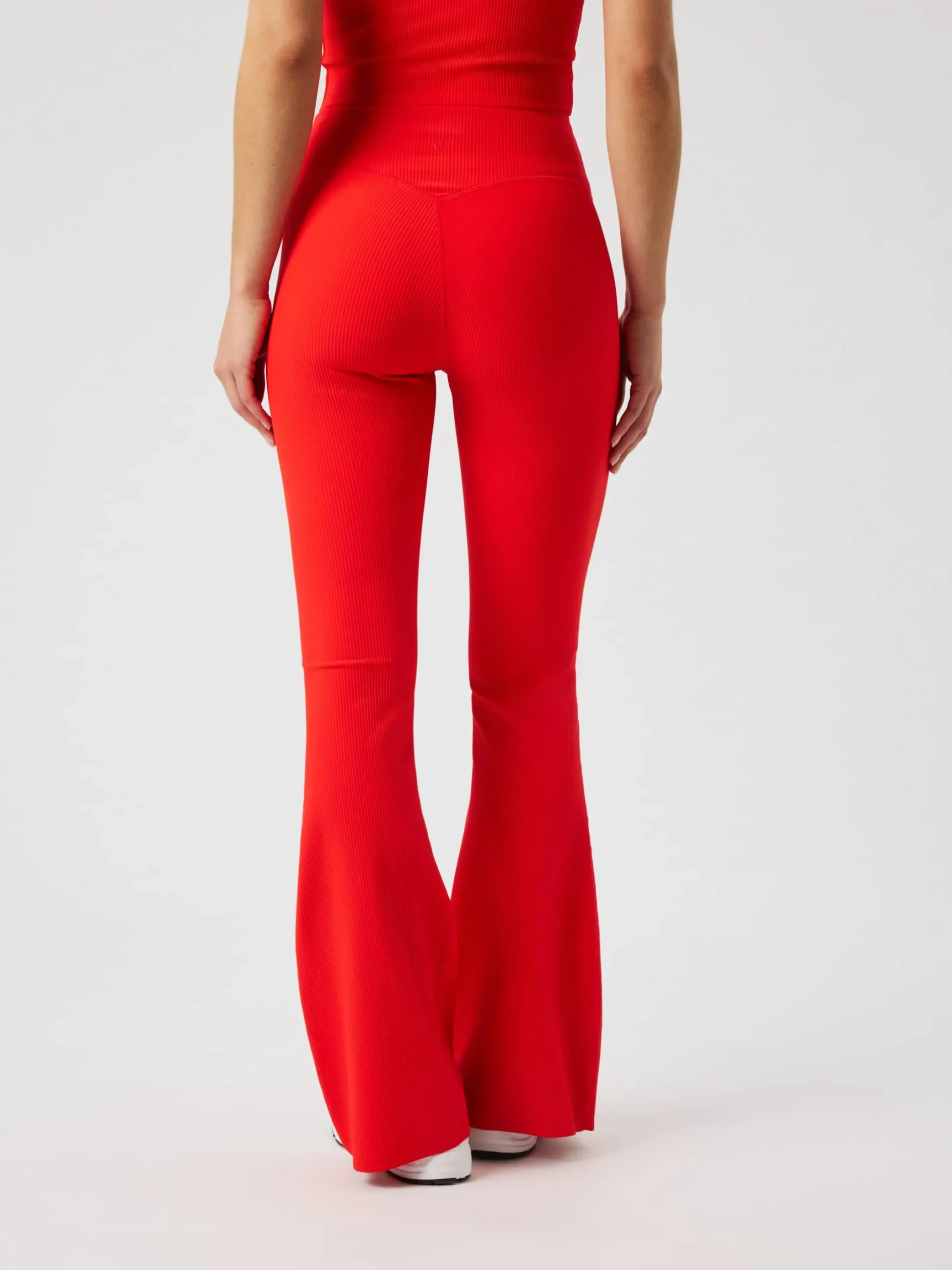 Studio Ribbed Flare Tights Regular