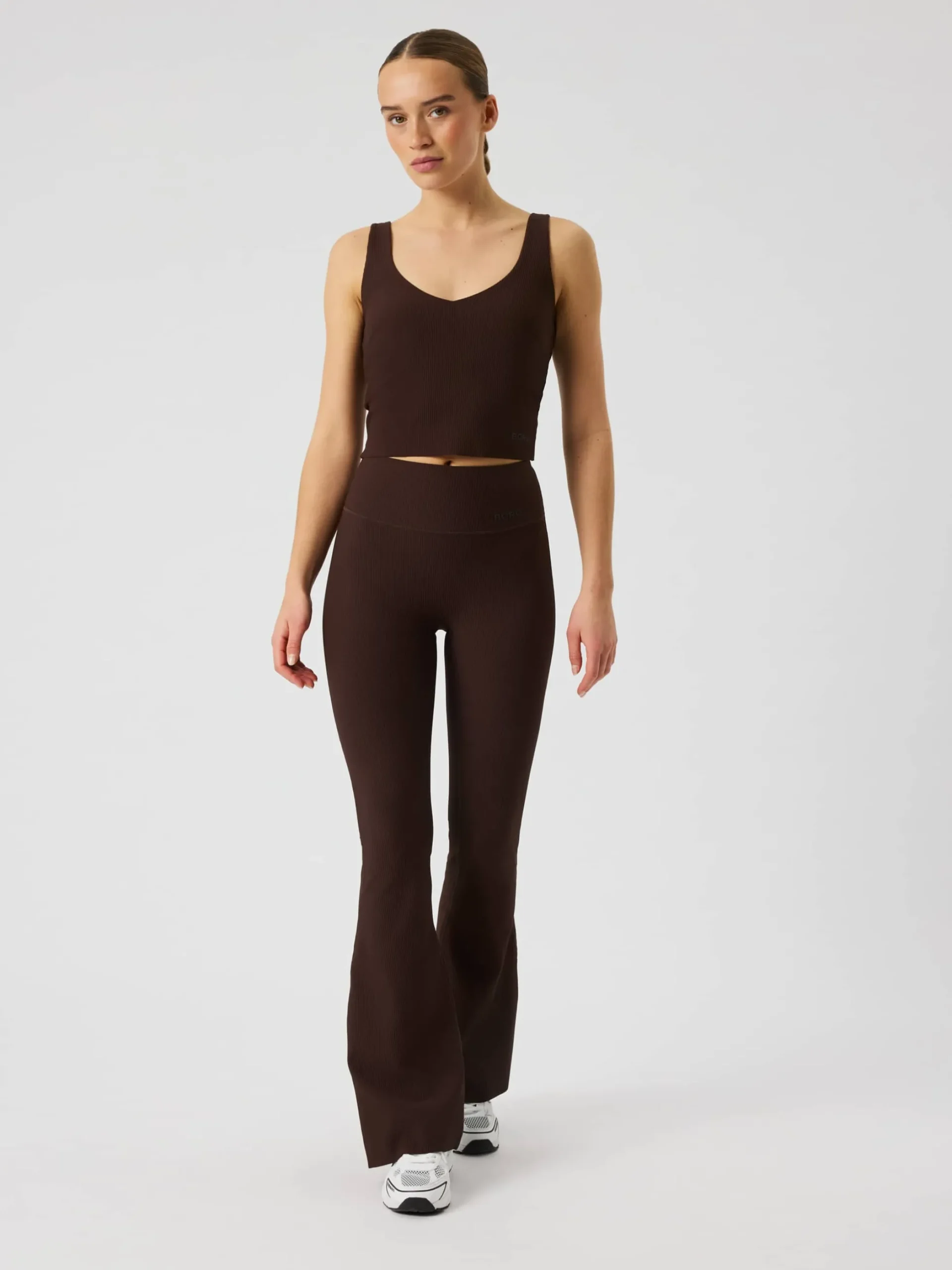 Studio Ribbed Flare Tights Regular