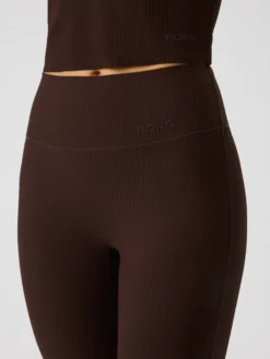 Studio Ribbed Flare Tights Regular