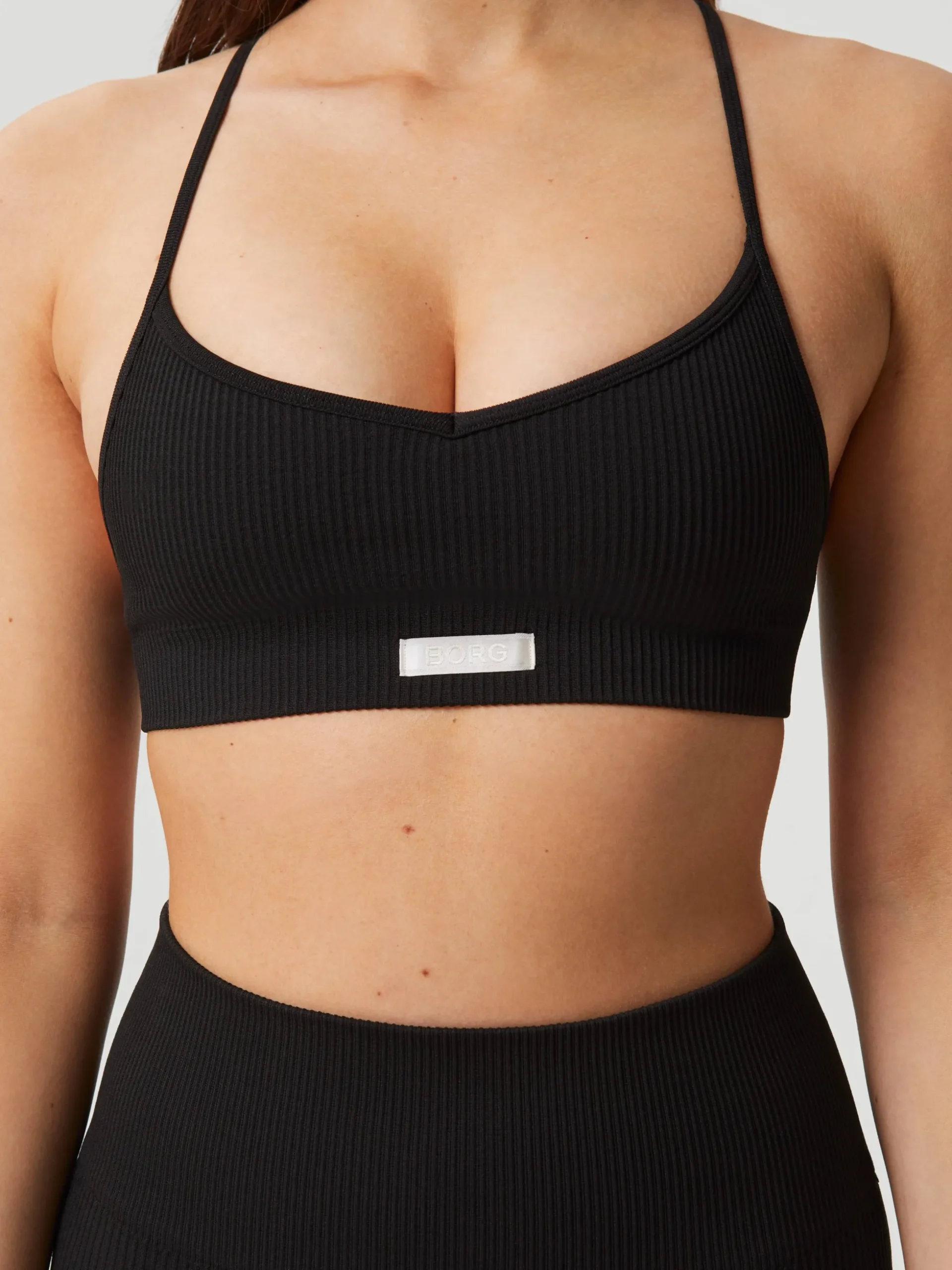 Studio Seamless Ribbed Strap Bra