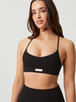 Studio Seamless Ribbed Strap Bra