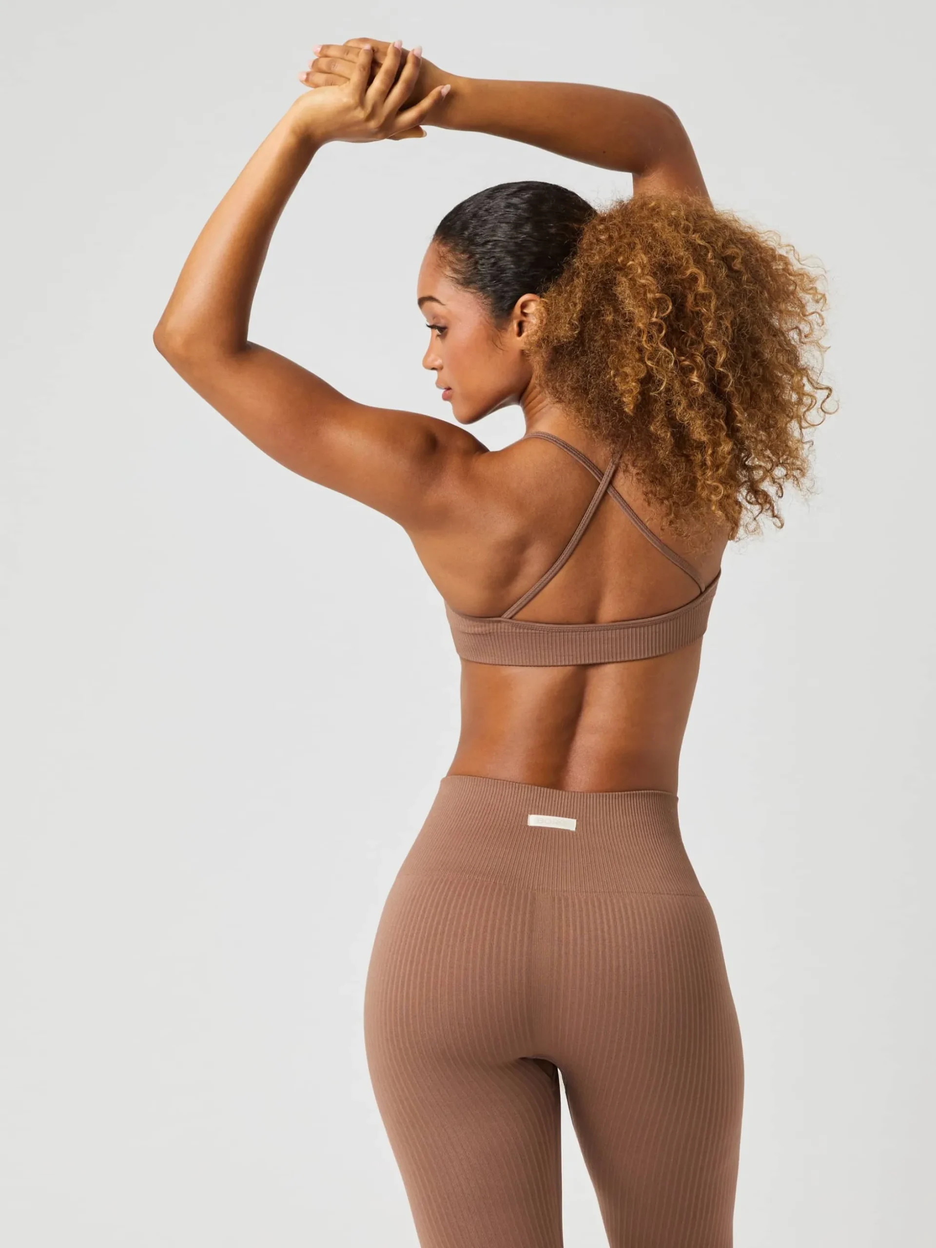 Studio Seamless Ribbed Strap Bra